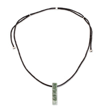 Load image into Gallery viewer, Light Green Jade Necklace - Light Green Monolith | NOVICA