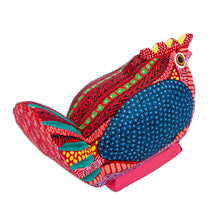 Load image into Gallery viewer, Handmade Hen Alebrije Sculpture - Audacious Hen | NOVICA