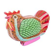 Load image into Gallery viewer, Hen Alebrije Figurine - Flirty Hen | NOVICA