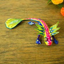 Load image into Gallery viewer, Handmade Alebrije Axolotl - Alert Axolotl | NOVICA
