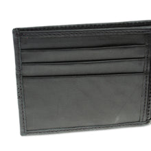 Load image into Gallery viewer, Handcrafted Black Leather Wallet - Night Magic | NOVICA