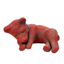 Load image into Gallery viewer, Mexico Archaeology Signed Handcrafted Ceramic Dog Sculpture - Tlachichi Puppy | NOVICA
