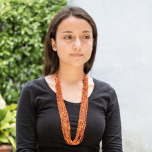 Load image into Gallery viewer, Handmade Long Bead Necklace - Rich Harvest | NOVICA