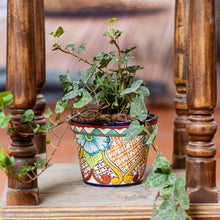 Load image into Gallery viewer, Artisan Hand Painted Flower Pot - Hidalgo Garden | NOVICA
