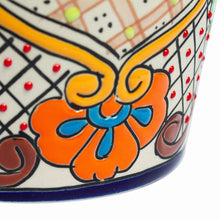 Load image into Gallery viewer, Artisan Hand Painted Flower Pot - Hidalgo Garden | NOVICA