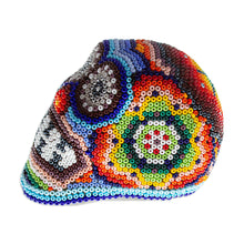 Load image into Gallery viewer, Handmade Beaded Skull Figurine - Huichol Grin | NOVICA