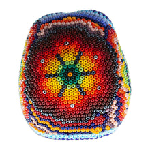 Load image into Gallery viewer, Handmade Beaded Skull Figurine - Huichol Grin | NOVICA