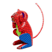 Load image into Gallery viewer, Wood Monkey Alebrije Figure Hiding His Eyes From Oaxaca - Monkey in Chaos | NOVICA