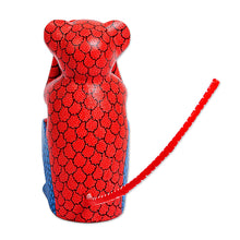 Load image into Gallery viewer, Wood Monkey Alebrije Figure Hiding His Eyes From Oaxaca - Monkey in Chaos | NOVICA