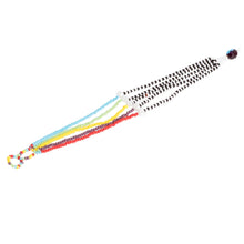 Load image into Gallery viewer, Black and White Multicolor Multiple Strand Bracelet - Rainbow Zebra | NOVICA