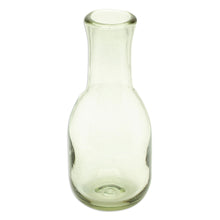 Load image into Gallery viewer, 2-Piece Set of Recycled Glass Handblown Carafe and Glass - Cheers | NOVICA