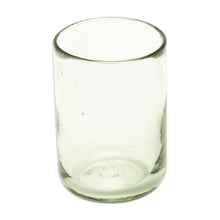 Load image into Gallery viewer, 2-Piece Set of Recycled Glass Handblown Carafe and Glass - Cheers | NOVICA