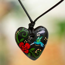 Load image into Gallery viewer, Night Hummingbird Heart