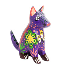 Load image into Gallery viewer, Hand-Carved Wild Cat Wood Figurine from Guatemala - Likeable Leopard | NOVICA