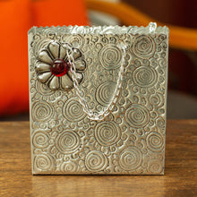 Load image into Gallery viewer, Metallic Flower in Red