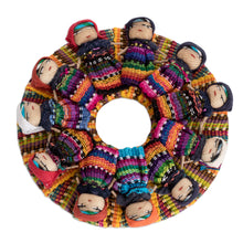 Load image into Gallery viewer, Handmade Guatemalan Quitapena Circular Cotton Magnet - Joyfully United | NOVICA