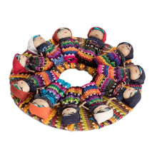 Load image into Gallery viewer, Handmade Guatemalan Quitapena Circular Cotton Magnet - Joyfully United | NOVICA