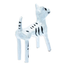 Load image into Gallery viewer, Day of the Dead Papier Mache Dog Figurine from Mexico - Skeleton Dog | NOVICA