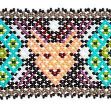 Load image into Gallery viewer, Multicolored Beaded Bracelet from Mexico - Deer Totem | NOVICA