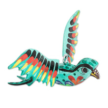 Load image into Gallery viewer, Hand-Painted Tropical Bird Wooden Ornament from Guatemala - Beloved Bird | NOVICA