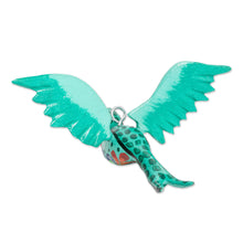 Load image into Gallery viewer, Hand-Painted Tropical Bird Wooden Ornament from Guatemala - Beloved Bird | NOVICA
