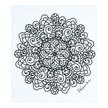 Load image into Gallery viewer, Mexican Mandala Coloring Postcards (Pair) - Spiritual Art | NOVICA
