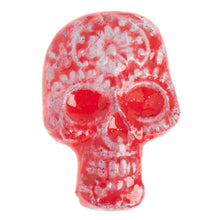 Load image into Gallery viewer, Day of the Dead Skull Ceramic Magnet from Mexico - Bright Skull | NOVICA