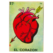 Load image into Gallery viewer, Mexican Wood Magnet with Red Heart Decoupage - Folk Heart | NOVICA