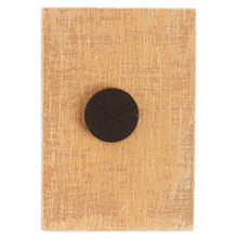 Load image into Gallery viewer, Mexican Wood Magnet with Red Heart Decoupage - Folk Heart | NOVICA