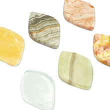 Load image into Gallery viewer, Set of 2 Handcrafted Diamond Marble Stress-Relieving Stones - Relaxing Force | NOVICA