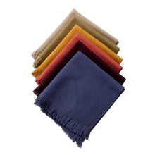 Load image into Gallery viewer, Set of 6 Handwoven Cotton Napkins with Colorful Palette - Autumn Facets | NOVICA