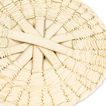 Load image into Gallery viewer, Decorative & Utilitarian Palm Fiber Fan Hand-Woven in Mexico - Breezy Style | NOVICA