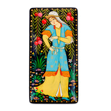 Load image into Gallery viewer, Handmade Painted Walnut Wood Jewelry Box from Uzbekistan - Pomegranate Beauty | NOVICA