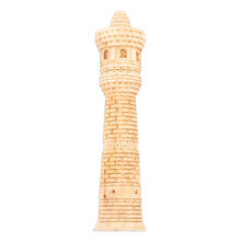 Load image into Gallery viewer, Hand-Carved Walnut Wood Statuette of Kalyan Minaret Tower - Great Minaret Tower | NOVICA