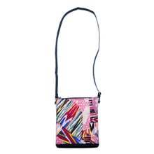 Load image into Gallery viewer, Colorful Ikat Sling Bag with Patchwork & Removable Strap - Colorful Trip | NOVICA