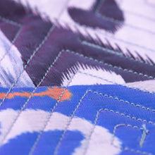 Load image into Gallery viewer, Blue-Toned Patchwork Ikat Tote Bag Crafted in Uzbekistan - Blue Traditions | NOVICA