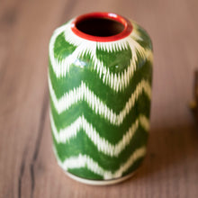 Load image into Gallery viewer, Uzbek Green Ikat