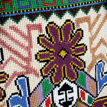 Load image into Gallery viewer, Tote Bag with Floral Uzbek Irokoi Hand Embroidery - Flower Magnetism | NOVICA