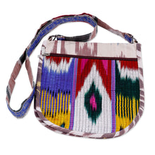 Load image into Gallery viewer, Handcrafted Silk Sling in Rainbow and Vibrant Hues - Rainbow Vitality | NOVICA
