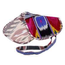 Load image into Gallery viewer, Handcrafted Silk Sling in Rainbow and Vibrant Hues - Rainbow Vitality | NOVICA