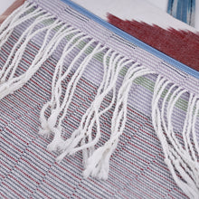 Load image into Gallery viewer, Handcrafted Cotton Sling with Fringes and in Red Hues - Serene Vitality | NOVICA