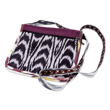 Load image into Gallery viewer, Handcrafted Silk Sling with Colorful Ikat Patterns - Vibrant Vitality | NOVICA