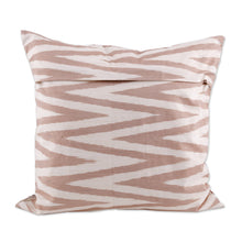 Load image into Gallery viewer, Floral Handcrafted Embroidered Silk and Cotton Cushion Cover - Suzani Garden | NOVICA
