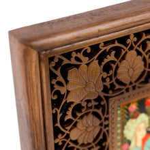 Load image into Gallery viewer, Uzbek Folk Art Crafted in Lacquer Miniature Painting Style - Layla and Majnun I | NOVICA