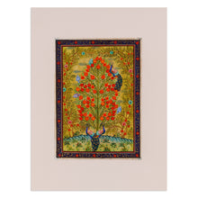 Load image into Gallery viewer, Stretched Nature-Themed Classic Folk Art Watercolor Painting - Tree of Life III | NOVICA