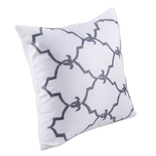 Load image into Gallery viewer, Beehive-Themed Hand-Embroidered Suzani Cotton Cushion Cover - Beehive Beauty | NOVICA