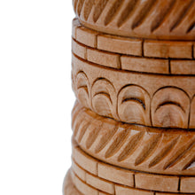Load image into Gallery viewer, Wood Pencil Holder Hand-Carved in Traditional Uzbek Style - Khorezm | NOVICA