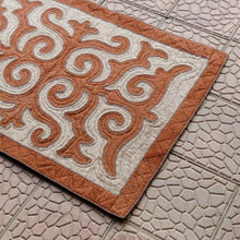 Load image into Gallery viewer, Classic Brown and Beige Shyrdak Wool Area Rug (2.5x4) - Autumn at the Palace | NOVICA