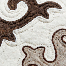 Load image into Gallery viewer, Handmade Shyrdak Wool Area Rug in Brown Hues (2x3.5) - Sylvan Majesty | NOVICA