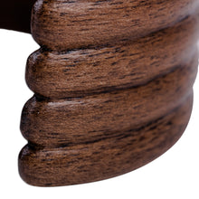 Load image into Gallery viewer, Handmade Striped Walnut Wood Cuff Bracelet from Kazakhstan - Sylvan Mark | NOVICA